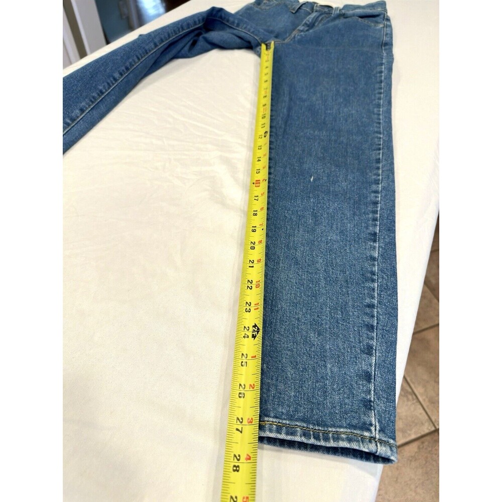 LEVI'S Womens High Waist Tapered Jeans W24 Blue Cotton see tag‎ - Picture 7 of 11